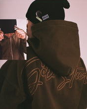 Load image into Gallery viewer, GCLO 'Chain-Stitch' Hoodie - Olive brown