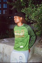 Load image into Gallery viewer, GCLO Raglan Mesh Jersey - Forest Green/Emerald/Orange