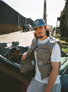 GCLO Summer Nites Gilet- Sky Grey/Silver