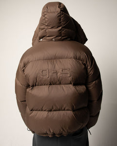 GS Puffer Jacket- Brown/Dark Brown