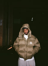 Load image into Gallery viewer, GS Puffer Jacket- Olive/Cream