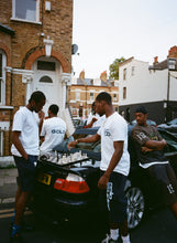 Load image into Gallery viewer, GCLO &#39;worldisyourz&#39; Shorts- NavyBlue/SkyBlue