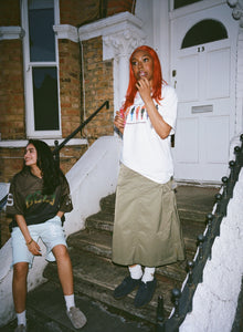 GCLO Cargo Skirt - Olive Green