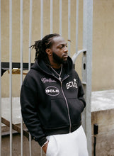 Load image into Gallery viewer, GCLO 𝓬𝓾𝓻𝓼𝓲𝓿𝓮 Hoodie - Black/Pearl White