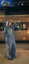 Load image into Gallery viewer, GCLO &#39;Chain-Stitch&#39; Sweatpants - Dusk Blu