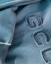 Load image into Gallery viewer, &#39;Rip-stitch&#39; Hoodie - Midnight Blue/Cream