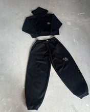 Load image into Gallery viewer, GCLO &#39;Protector&#39; Sweatpants - Black/Smoke Grey