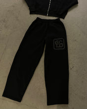 Load image into Gallery viewer, Classic* Logo Open Hem Sweatpants - Black/Black