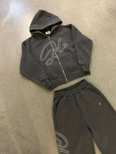 Load image into Gallery viewer, GCLO 'Chain-Stitch' Hoodie - Wolf Grey