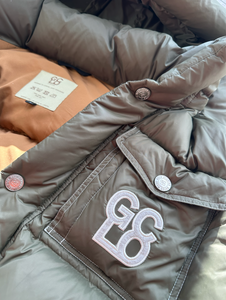 GS Puffer Jacket- Olive/Cream