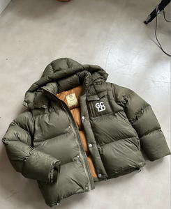 GS Puffer Jacket- Olive/Cream