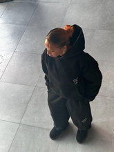 Load image into Gallery viewer, GCLO &#39;Protector&#39; Hoodie - Black/Smoke Grey