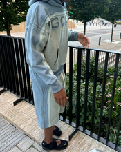 Load image into Gallery viewer, &#39;TripleStitch&#39; Hoodie - Glacier Blu