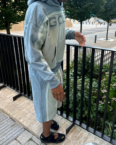 'TripleStitch' Hoodie - Glacier Blu