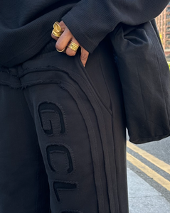 'TripleStitch' Sweatpants - Black/Black