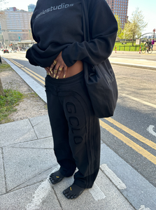 'TripleStitch' Sweatpants - Black/Black