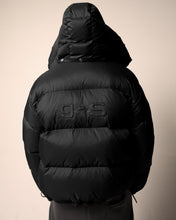 Load image into Gallery viewer, GS Puffer Jacket- Black/Dark Grey