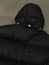 Load image into Gallery viewer, GS Puffer Jacket- Black/Dark Grey