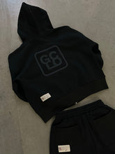 Load image into Gallery viewer, Classic* Logo Zip Up Hoodie - Black/Black