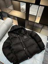Load image into Gallery viewer, GS Puffer Jacket- Black/Dark Grey