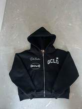 Load image into Gallery viewer, GCLO 𝓬𝓾𝓻𝓼𝓲𝓿𝓮 Hoodie - Black/Pearl White
