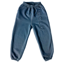 Load image into Gallery viewer, &#39;Rip-stitch&#39; Sweatpants - Midnight Blue/Cream