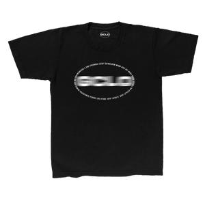 blurrr** Tee - Black/White