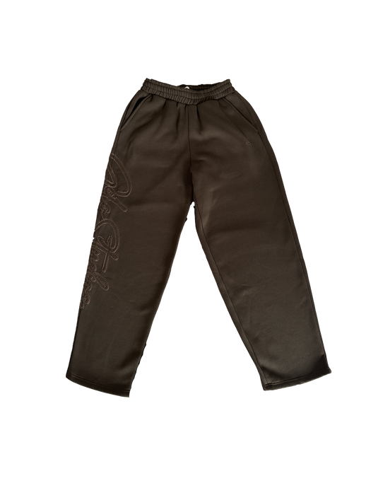 GCLO 'Chain-Stitch' Sweatpants - Olive Brown