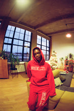 Load image into Gallery viewer, GCLO &#39;Smudged&#39; Sweatpants - Red/White