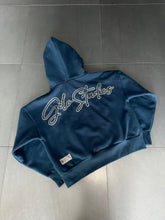 Load image into Gallery viewer, GCLO &#39;Chain-Stitch&#39; Hoodie - Dusk Blu