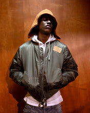 Load image into Gallery viewer, GCLO Patch MA-1 Bomber Jacket W/ detatchable Hood