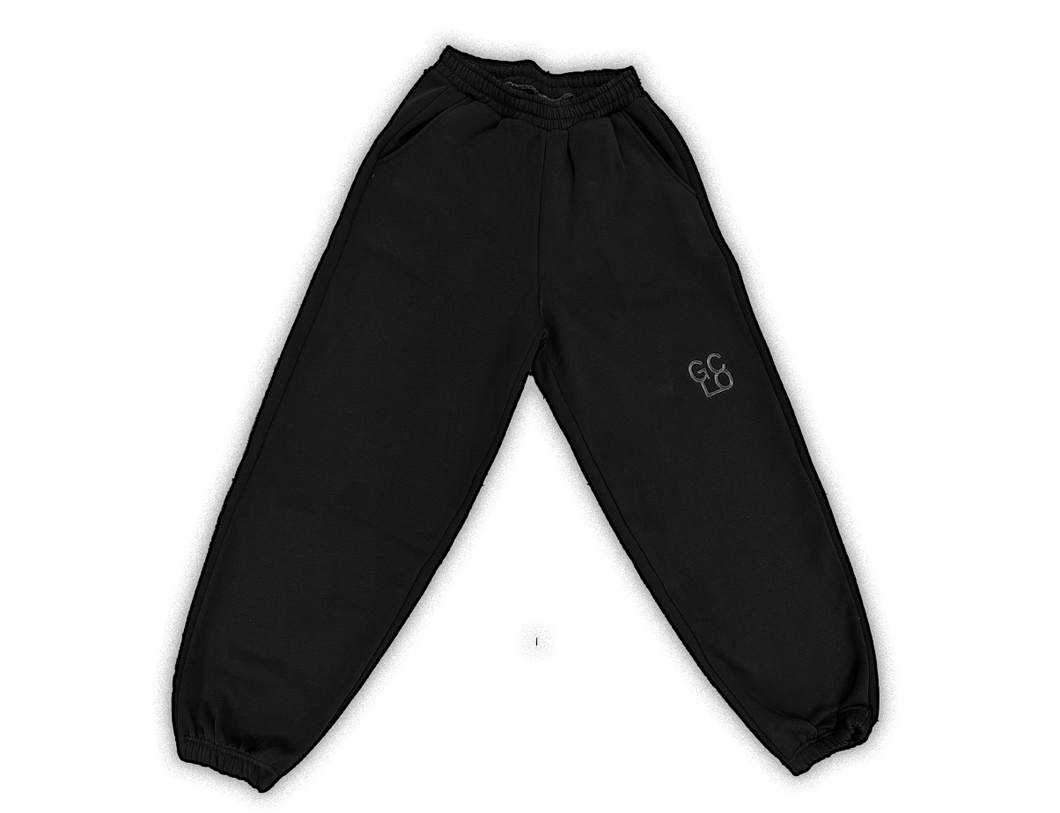 GCLO 'Protector' Sweatpants - Black/Smoke Grey