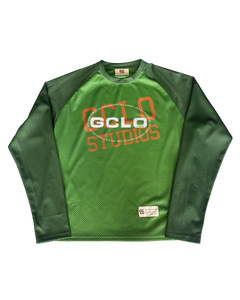 GCLO Raglan Mesh Jersey - Forest Green/Emerald/Orange
