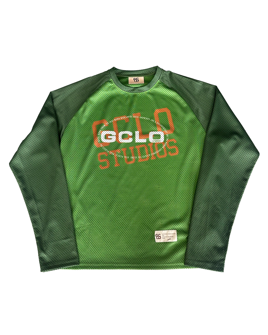 GCLO Raglan Mesh Jersey - Forest Green/Emerald/Orange