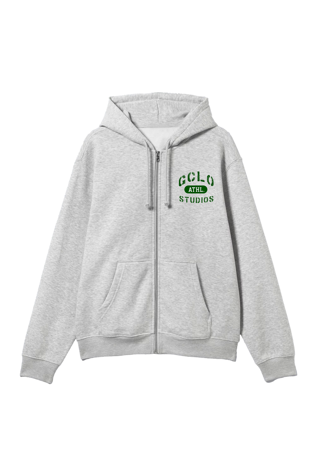 GCLO Athletic Hoodie- Grey/Green