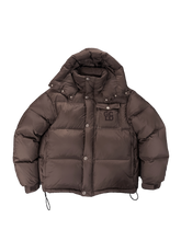 Load image into Gallery viewer, GS Puffer Jacket- Brown/Dark Brown