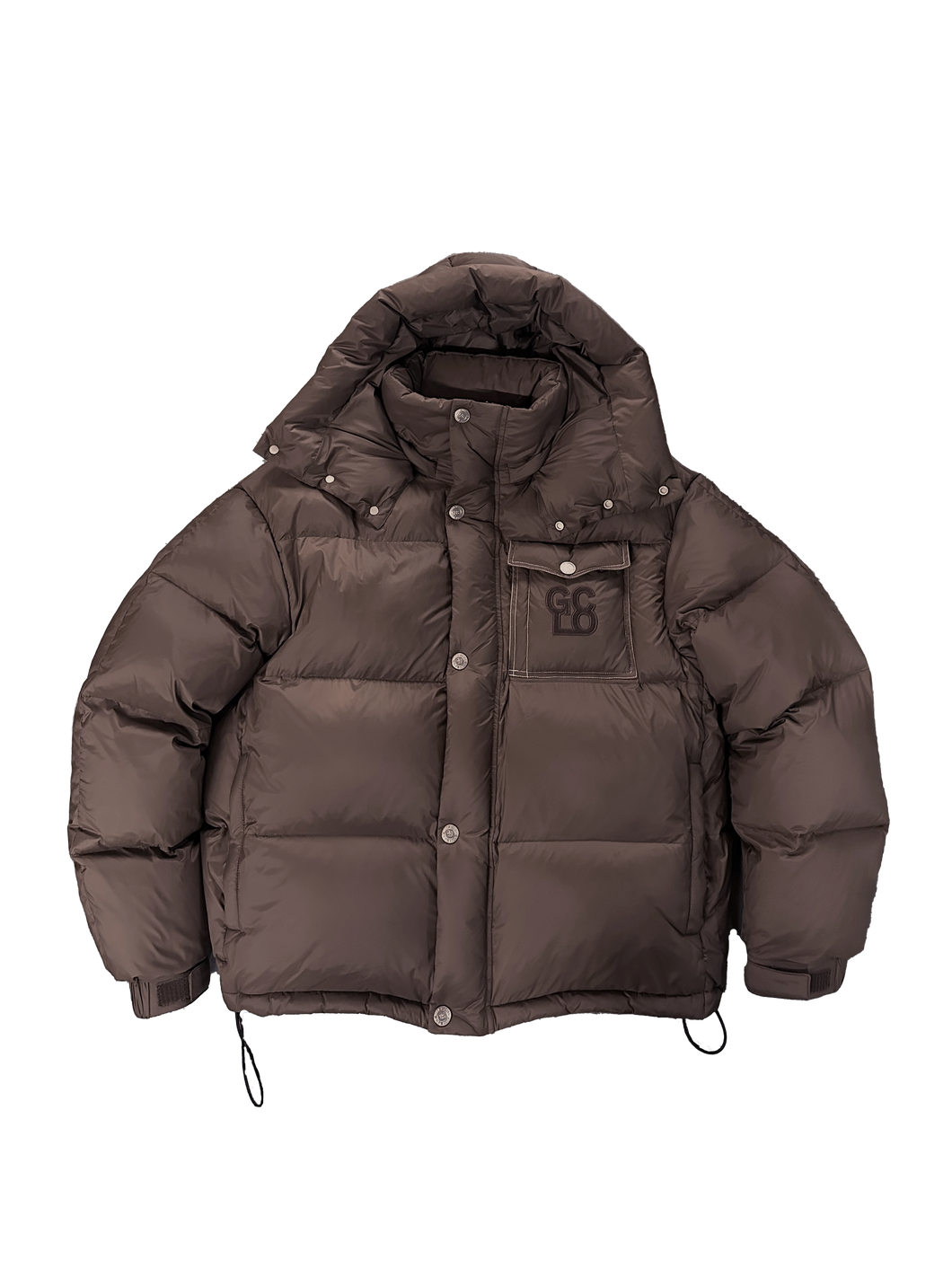 GS Puffer Jacket- Brown/Dark Brown