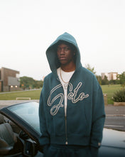 Load image into Gallery viewer, GCLO &#39;Chain-Stitch&#39; Hoodie - Dusk Blu