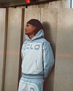 'TripleStitch' Hoodie - Glacier Blu