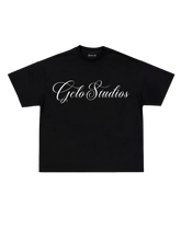 Load image into Gallery viewer, GCLO Cursive Tee - Black/White