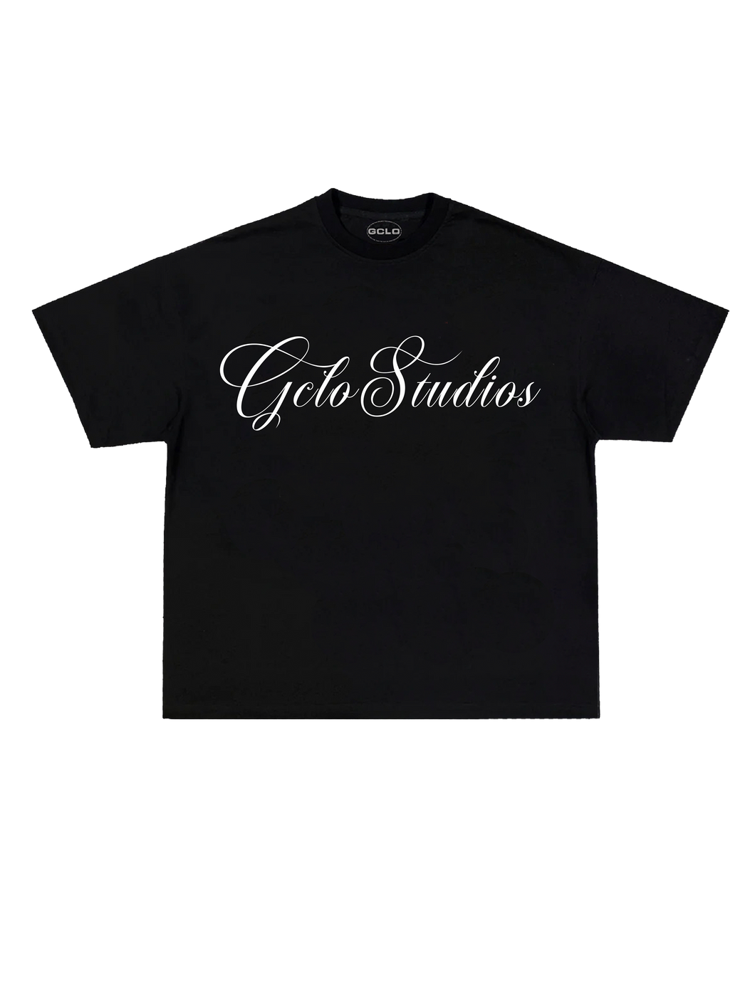 GCLO Cursive Tee - Black/White