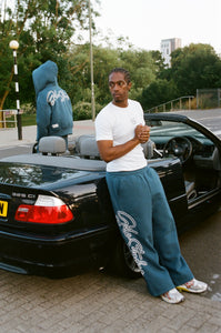 GCLO 'Chain-Stitch' Sweatpants - Dusk Blu