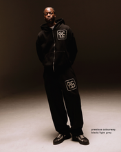 Load image into Gallery viewer, Classic* Logo Open Hem Sweatpants - Black/Black