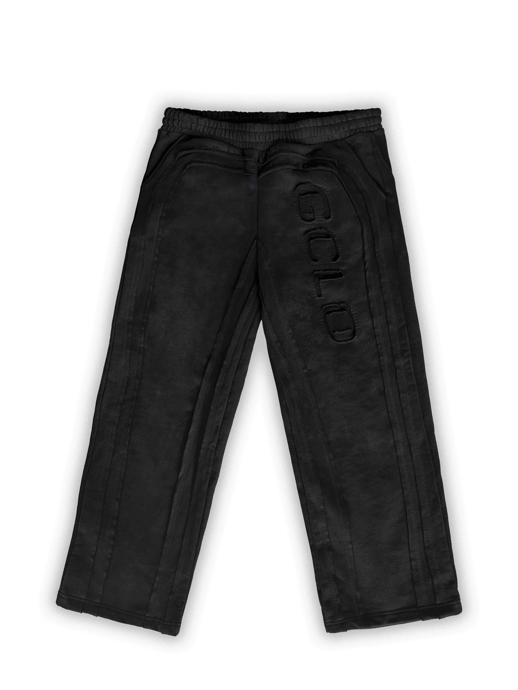 'TripleStitch' Sweatpants - Black/Black