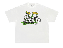 Load image into Gallery viewer, &#39;gclo garden plants&#39; tee - White/Green/Yellow