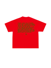 Load image into Gallery viewer, GCLO 'letter to the city' Tee - Red/Green