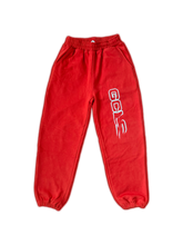 Load image into Gallery viewer, GCLO &#39;Smudged&#39; Sweatpants - Red/White