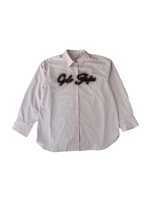 GCLO 'airbrush work shirt' - pink/brown