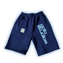 Load image into Gallery viewer, GCLO &#39;worldisyourz&#39; Shorts- NavyBlue/SkyBlue