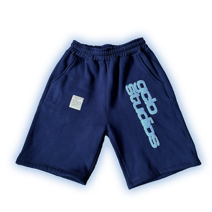 GCLO 'worldisyourz' Shorts- NavyBlue/SkyBlue